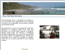 Tablet Screenshot of eco-sanctuaries.com